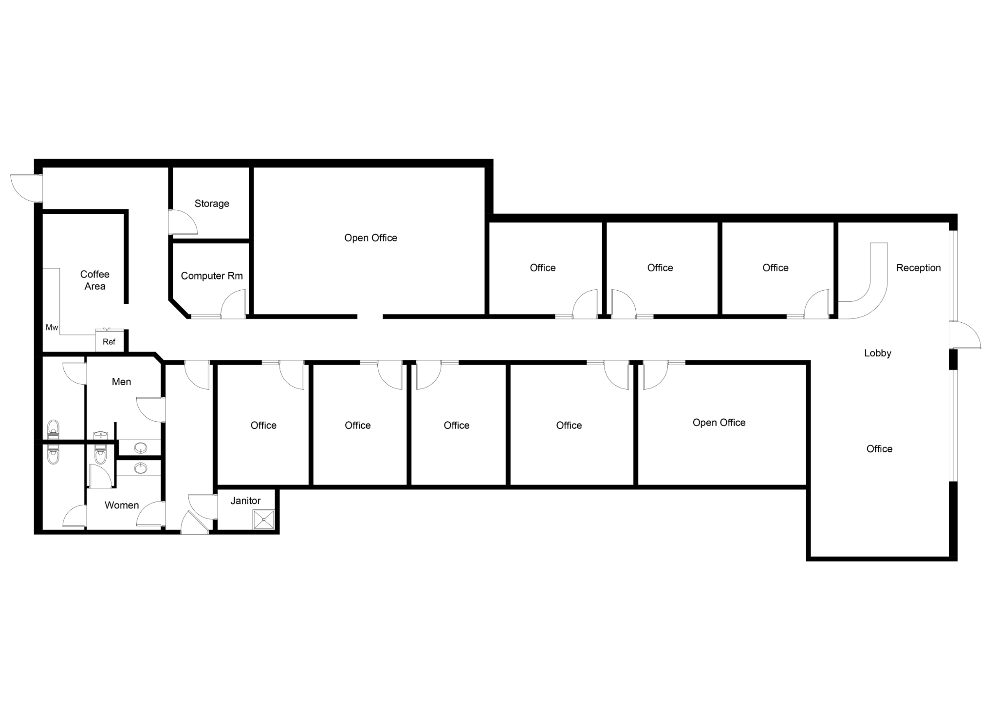 Available space – floor plan