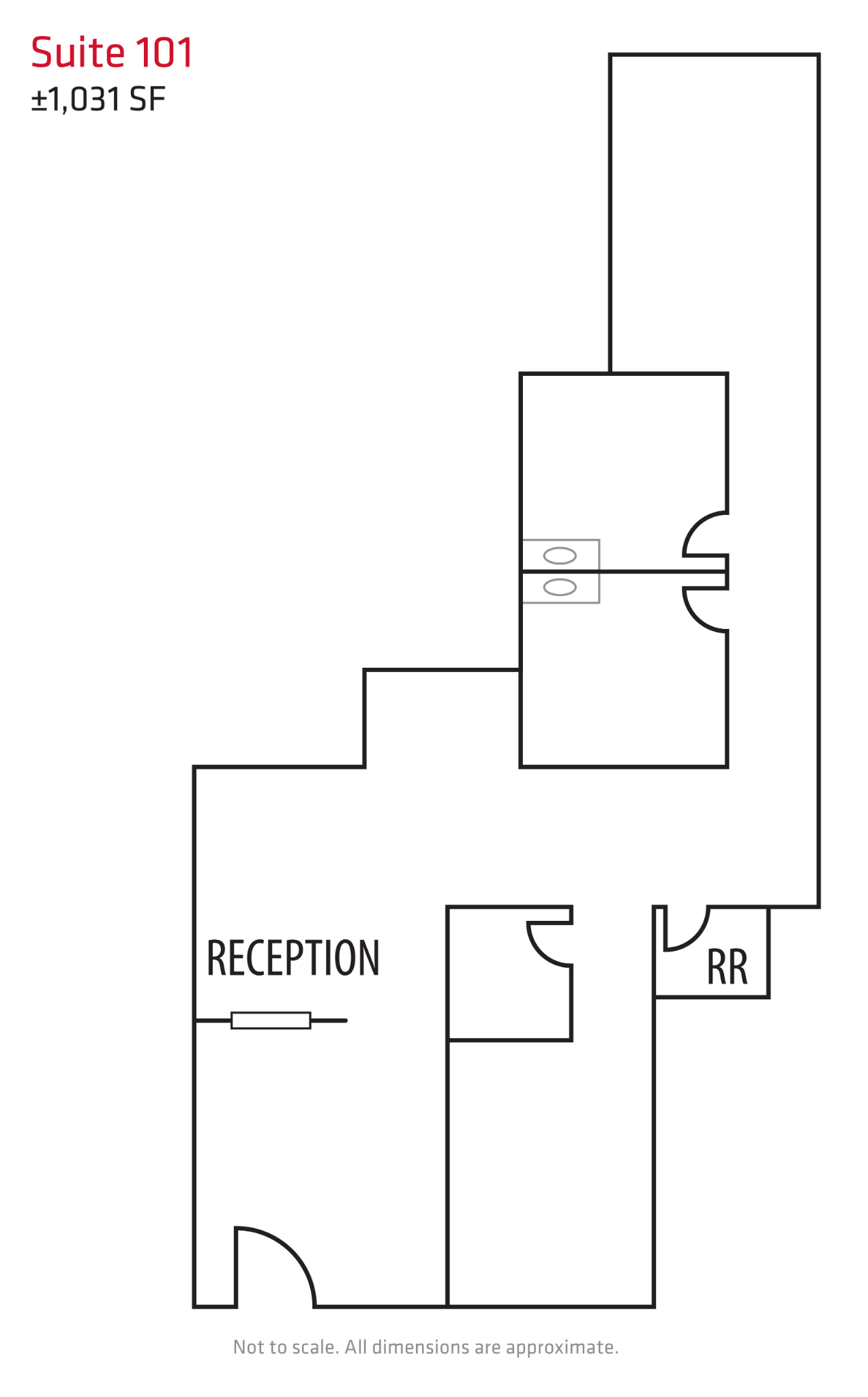 Suite 101 – floor plan