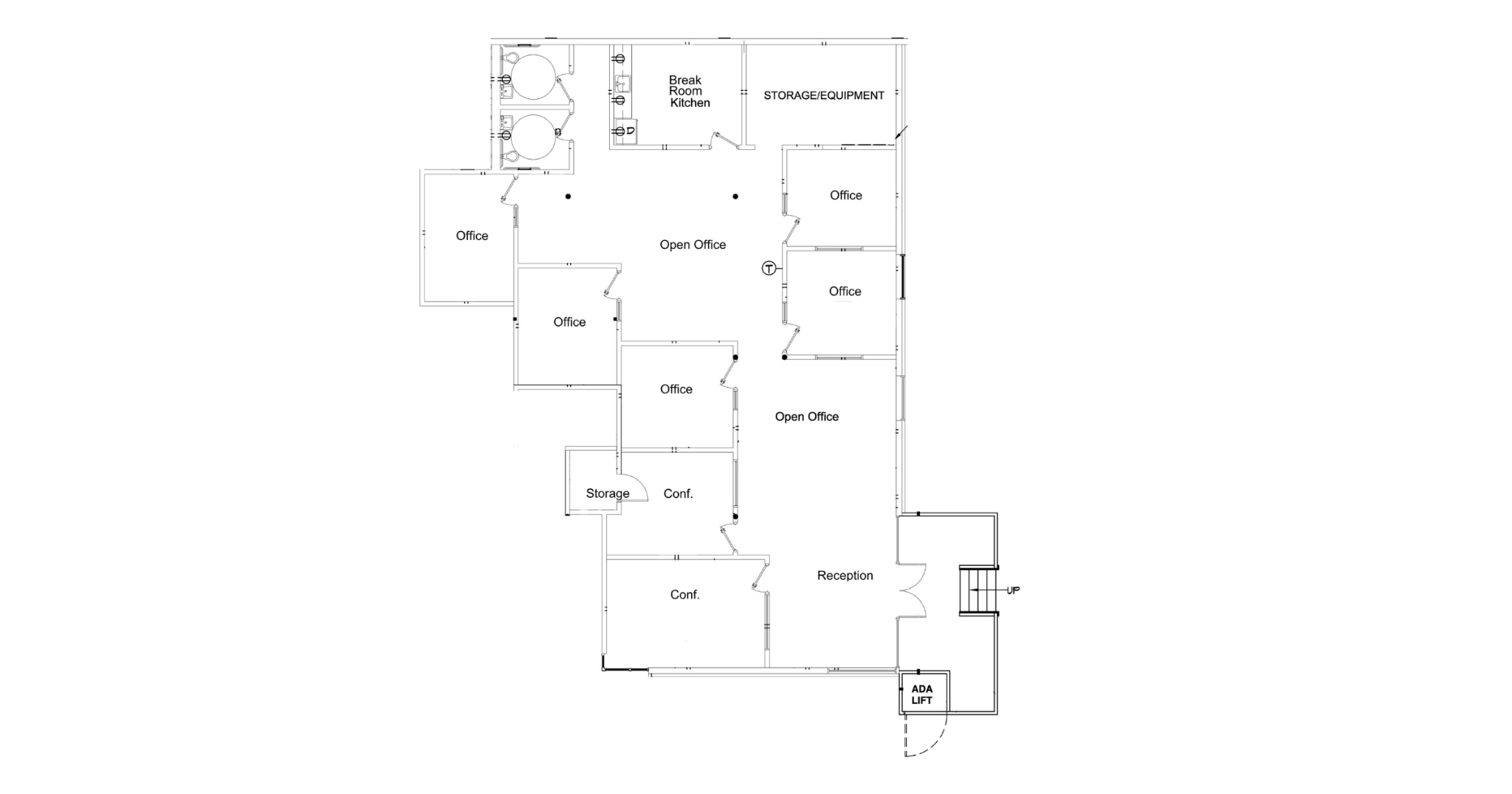 Suite 102 – floor plan