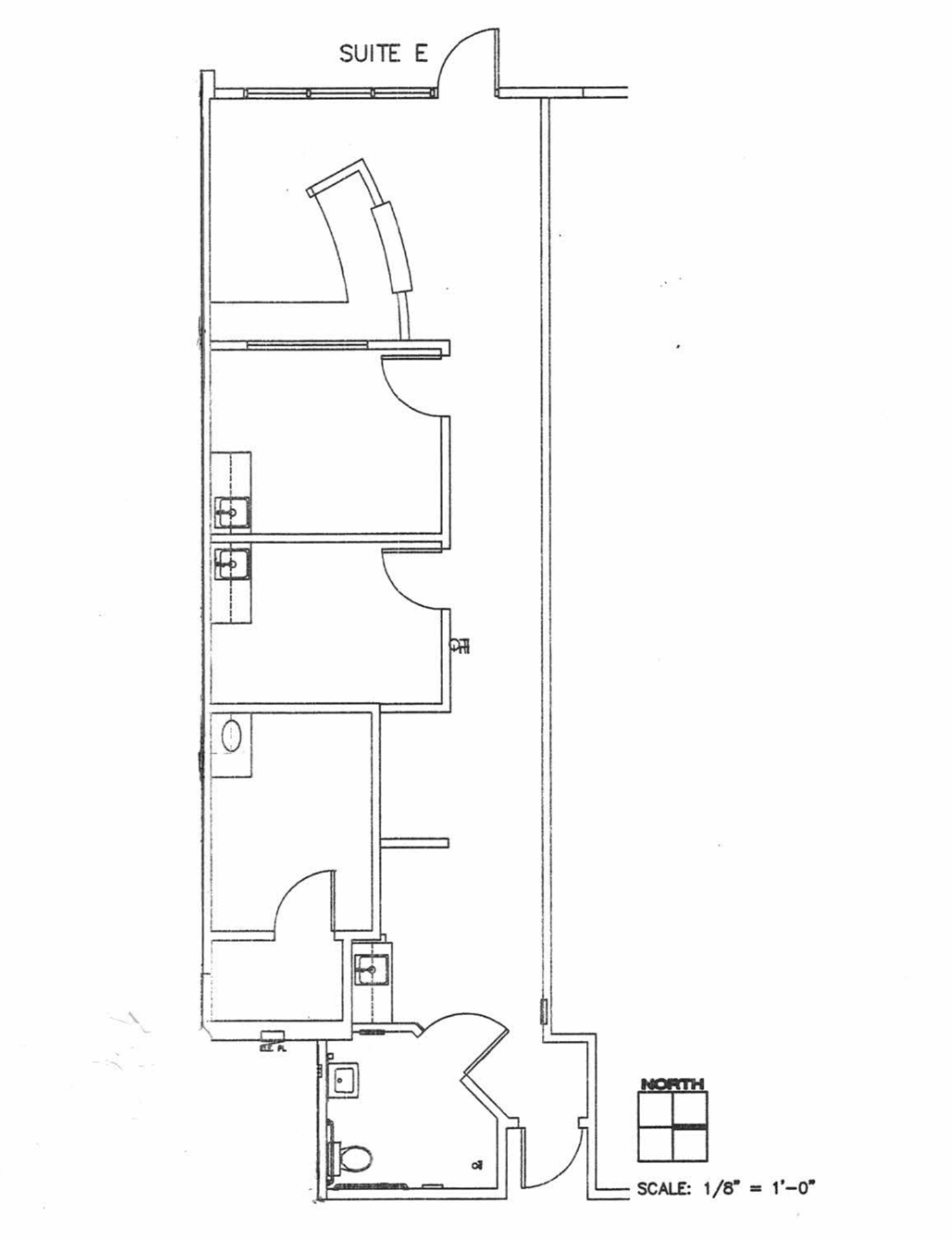 Suite E – floor plan