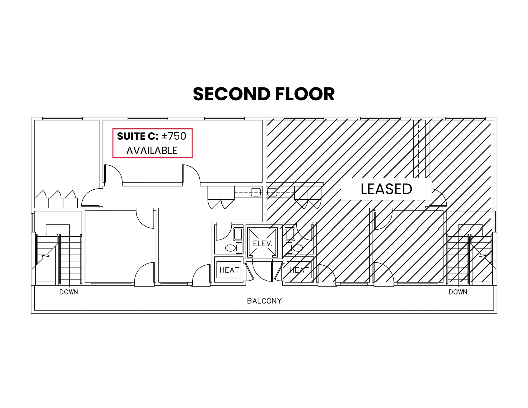 Suite C – floor plan