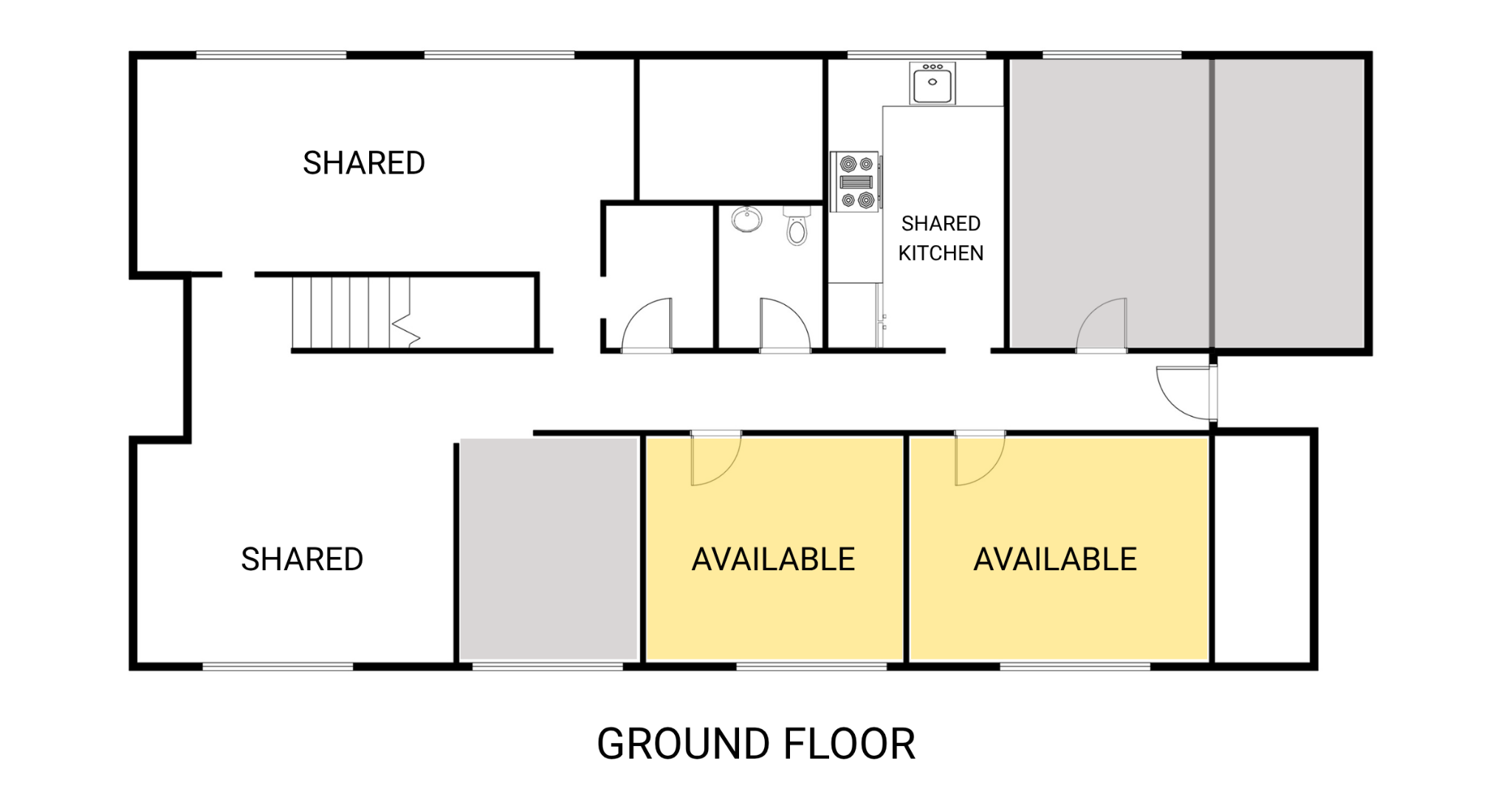 Available space – floor plan
