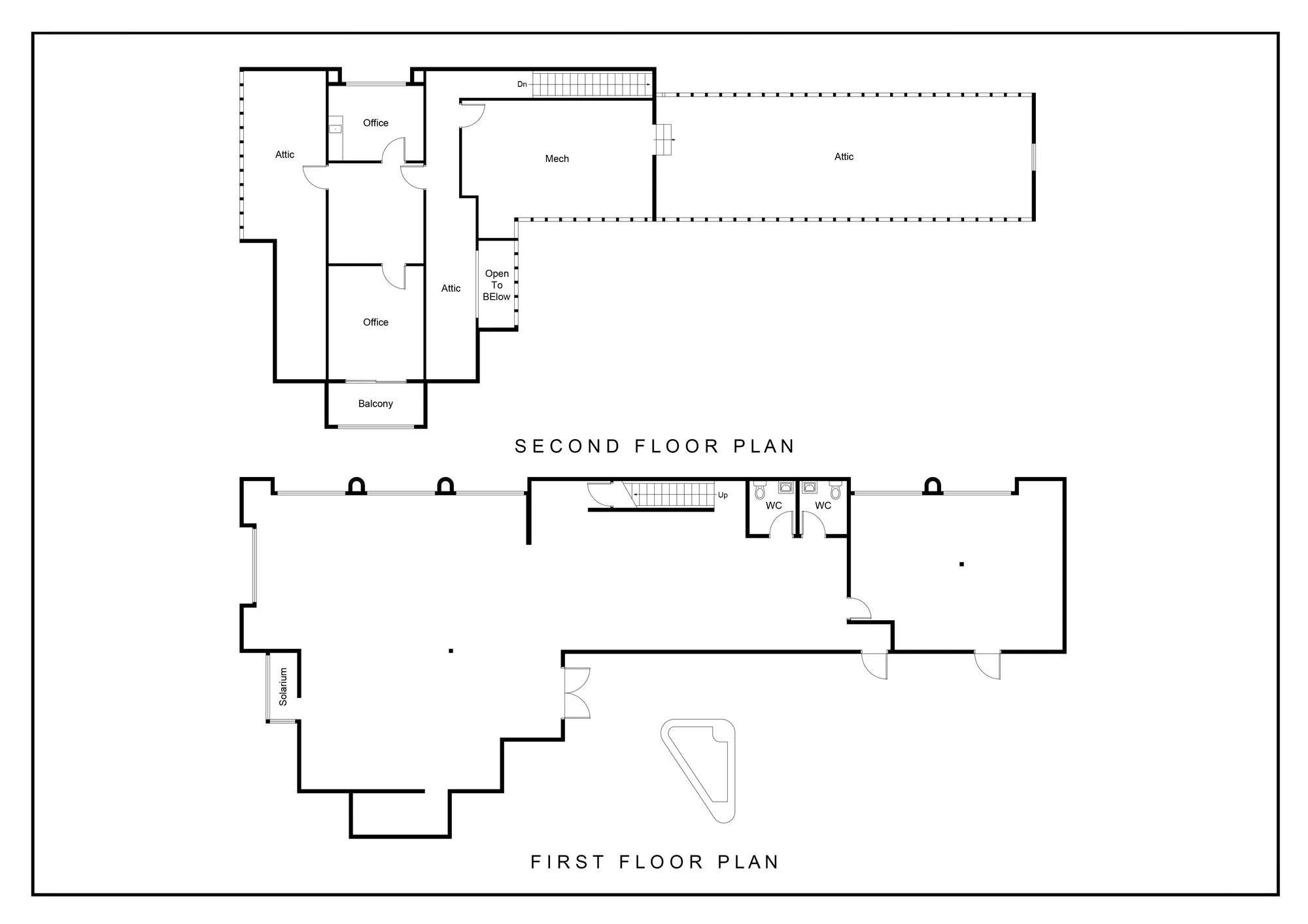 Entire building – floor plan